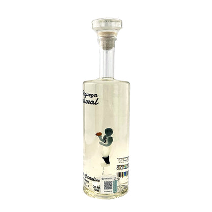 Tequila Riqueza Natural Reposado Cristalino Futbol 750 ml
