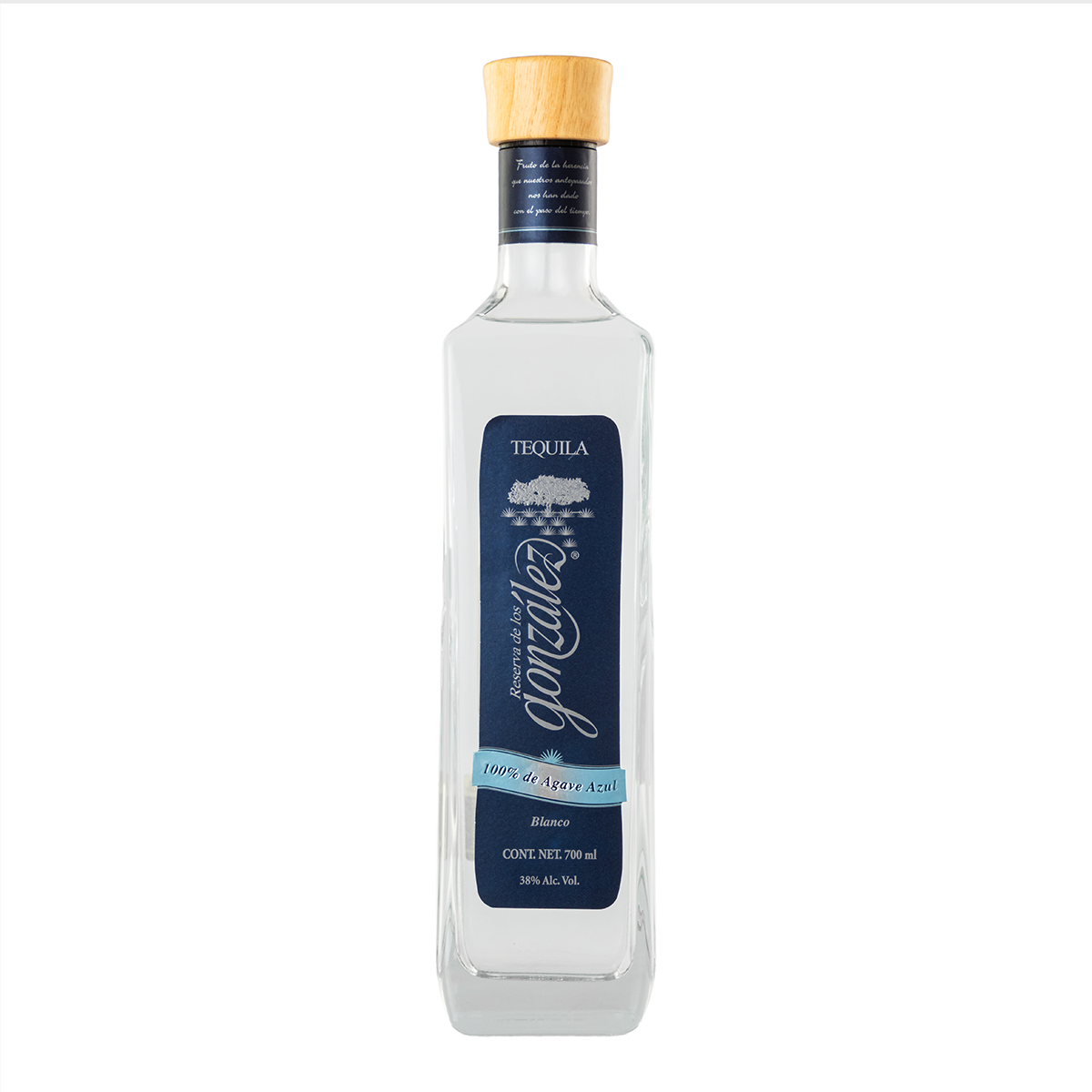 Tequila Reserva de los González Blanco 700 Ml