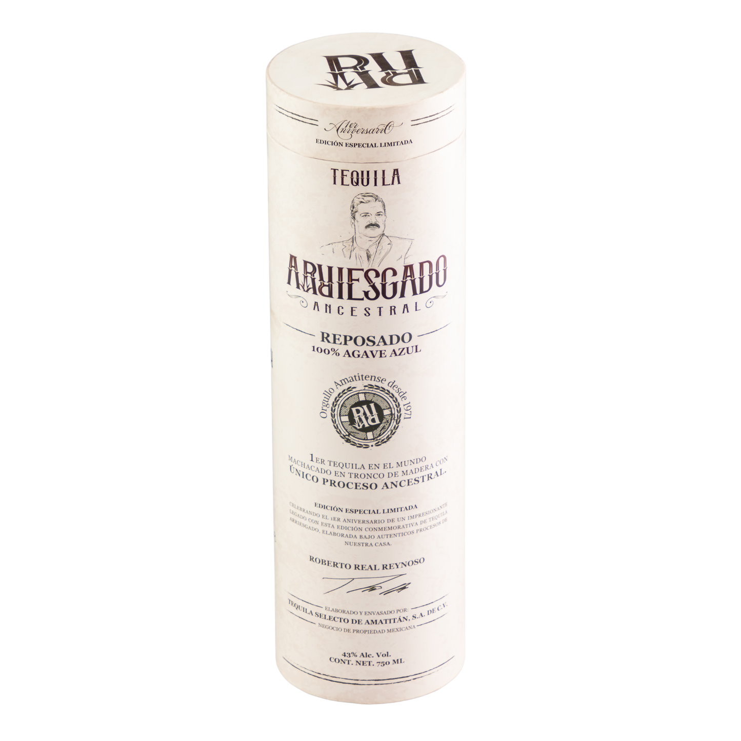 Tequila Arriesgado Ancestral Reposado 750 Ml