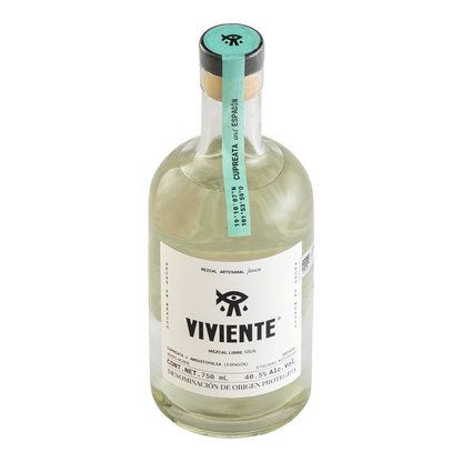 Mezcal Artesanal Viviente Espadín 750 Ml