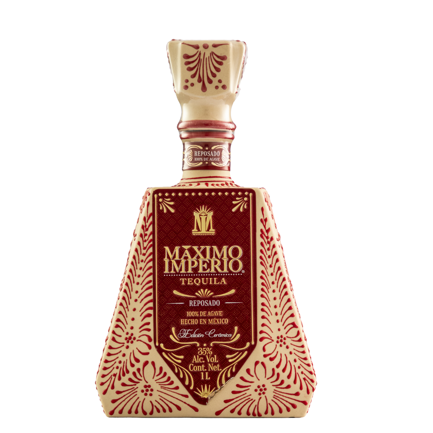 Tequila Máximo Imperio Cerámica Reposado 1000 Ml