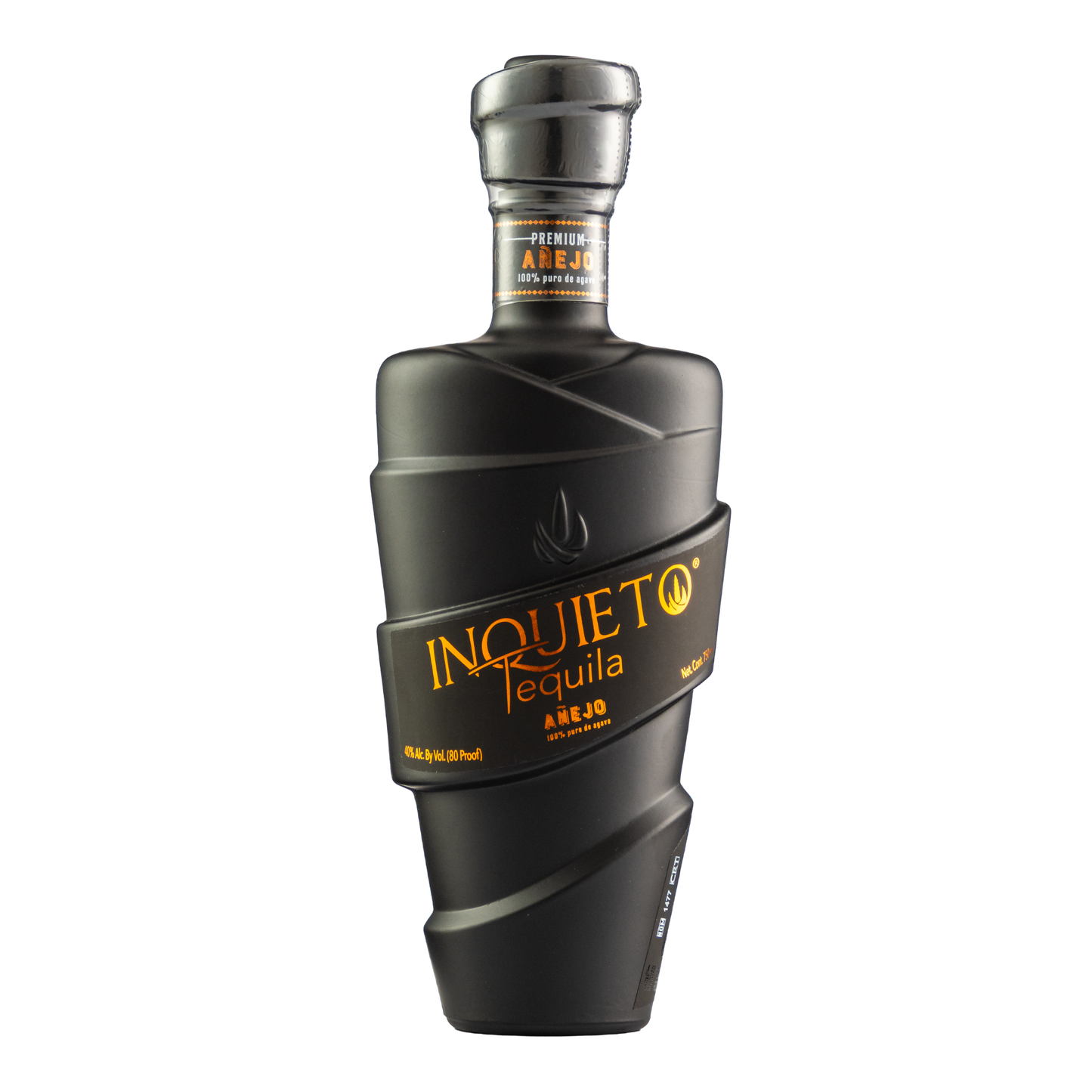Tequila Inquieto Añejo Black 750 Ml