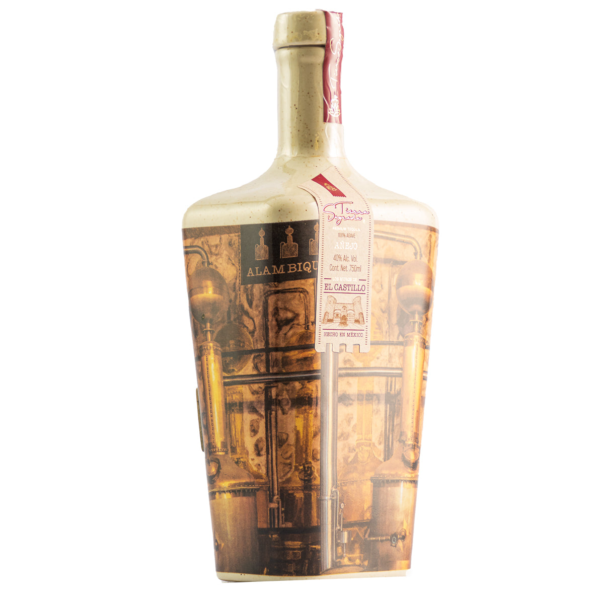 Tequila Tierra Sagrada Añejo Alambique 100% Agave 750 Ml