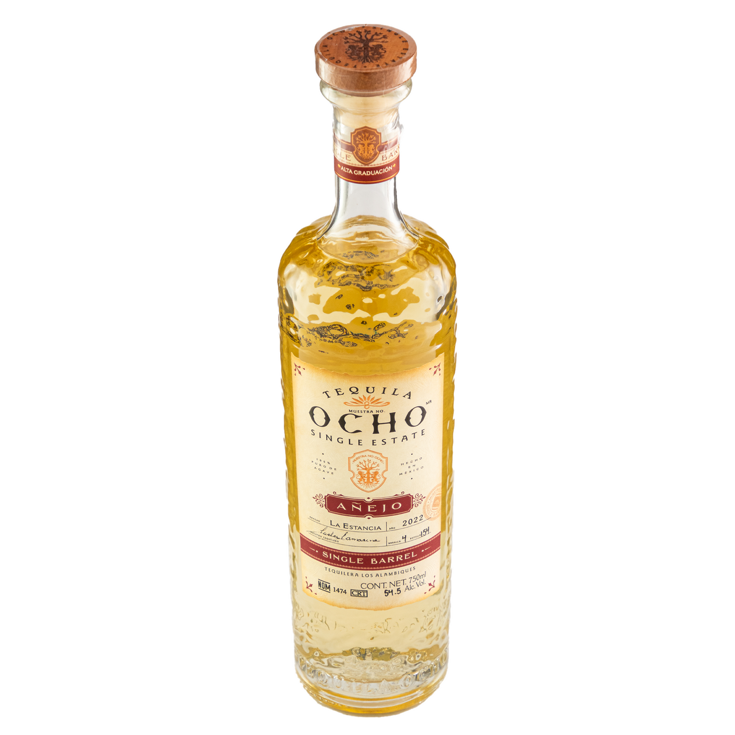 Tequila Ocho Añejo Single Barrel 750ml