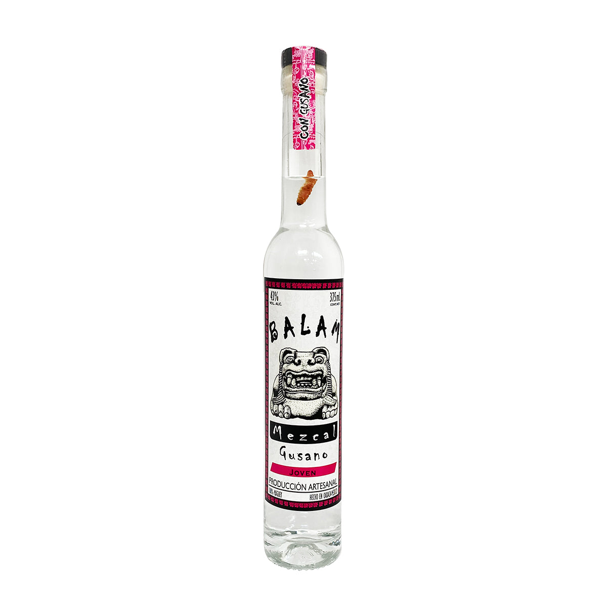 Mezcal Artesanal Balam Gusano Joven 375 ml