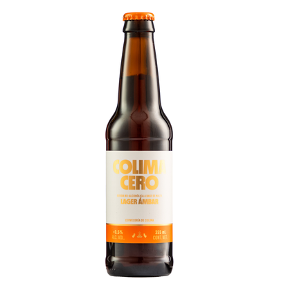Cerveza Colima Cero Lager Ámbar 355 Ml
