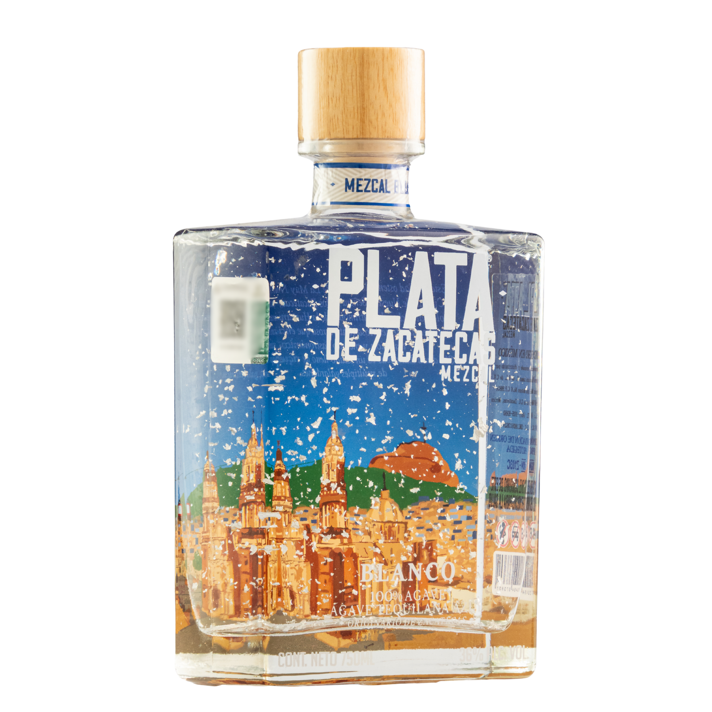 Mezcal Plata de Zacatecas Blanco 750 Ml