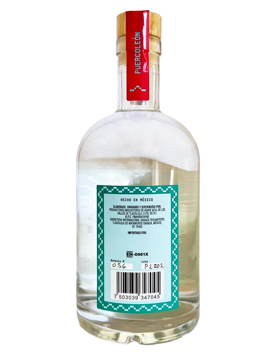 Mezcal Artesanal Puercoleón Maguey Espadín 700 Ml